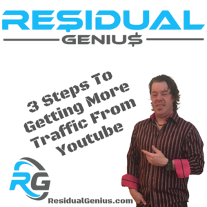 3 Steps To Getting More Traffic From Youtube - Zach Loescher Residual Genius